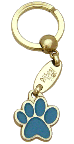 PAW MJAVHOV BLUE - pet ID tag, dog ID tags, pet tags, personalized pet tags MjavHov - engraved pet tags online